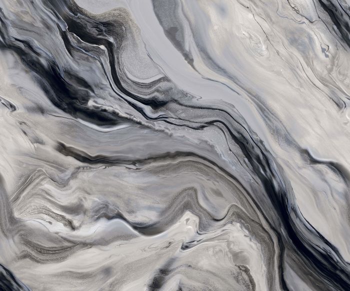 24006 Black/Grey Swirl Marble Panel