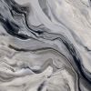 24006 Black/Grey Swirl Gloss Marble Wall Panel