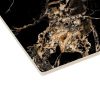 24010 Black/Gold Gloss Marble Wall Panel