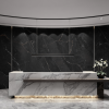 9075 Grey/Black Gloss Marble Wall Panel