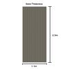 31032 Metal Ribbed Effect Wall Panel Taupe
