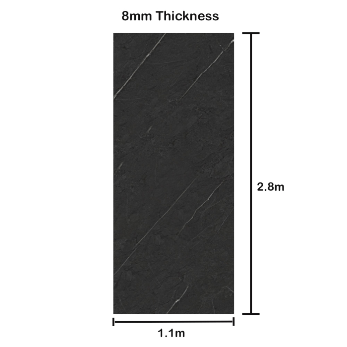 5003 Ebony Stone Wall Panel