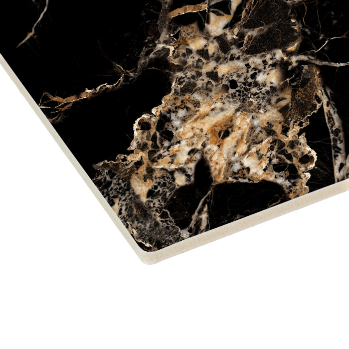 24010 Black/Gold Gloss Marble Wall Panel