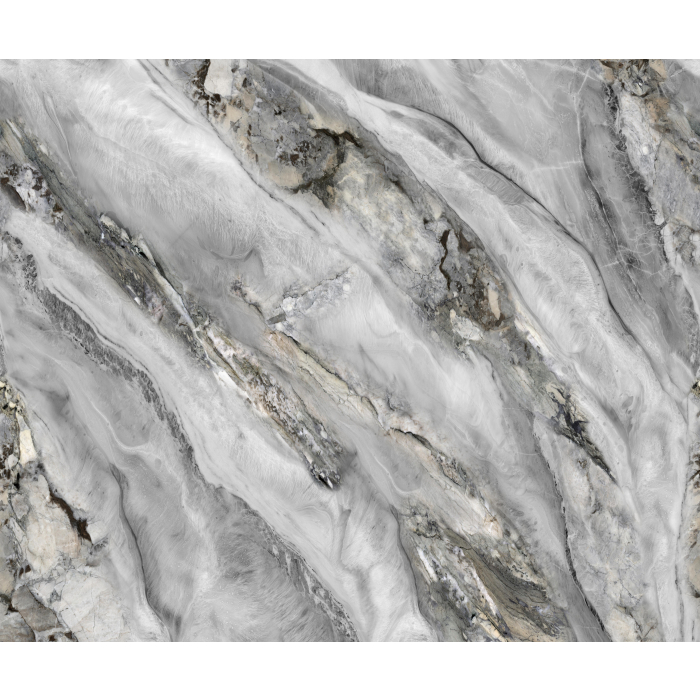24008 Grey Gloss Marble Wall Panel