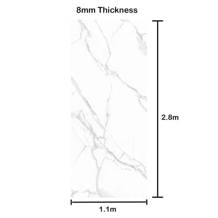 5023 Sovereign White Stone Wall Panel