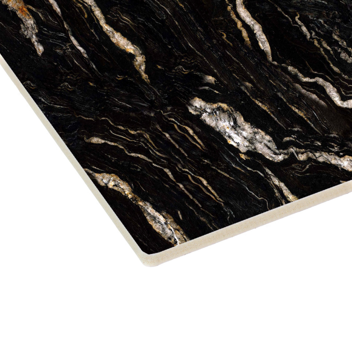 9125 Black Matt Marble Wall Panel