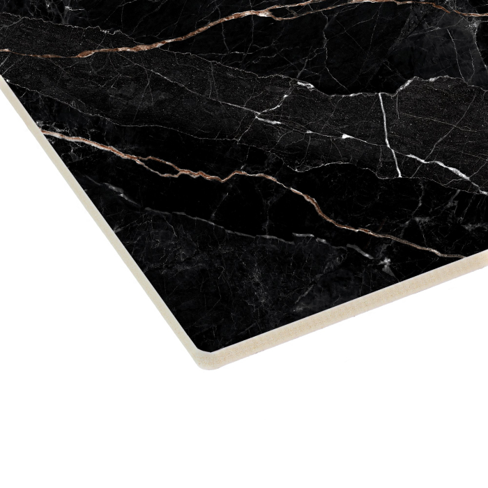 9075 Grey/Black Gloss Marble Wall Panel