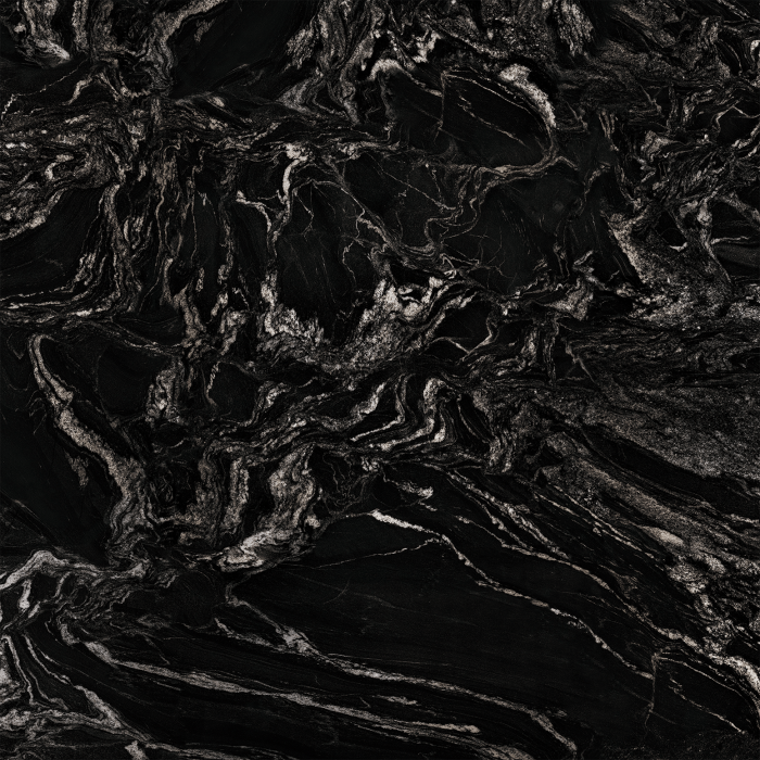 9070 Black/White Gloss Marble Wall Panel